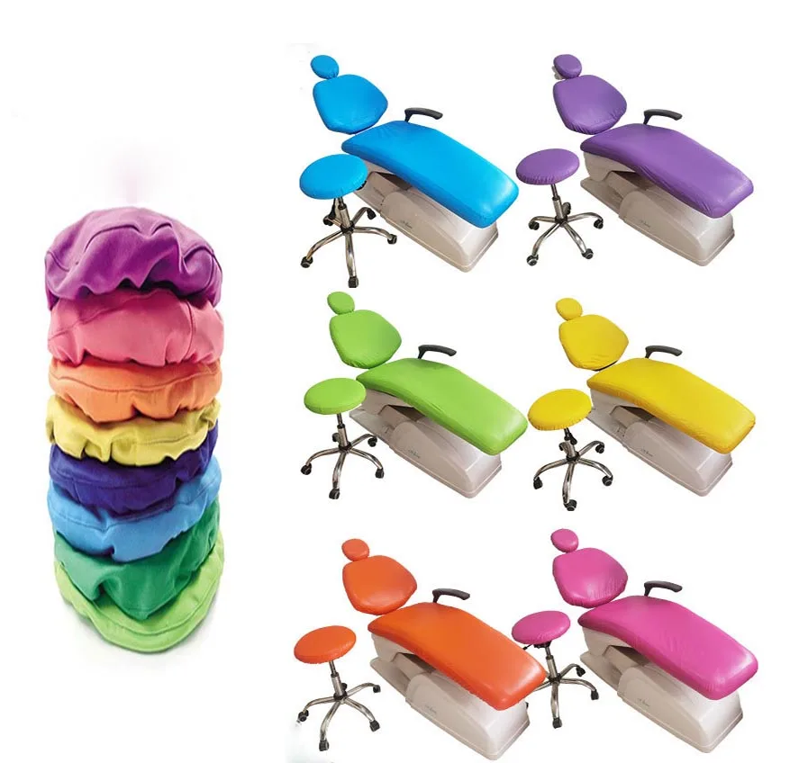 

4 шт./компл., чехол для стоматологического кресла, эластичный водонепроницаемый защитный чехол из искусственной кожи, чехол для сиденья, стула, стоматологическое лабораторное стоматологическое оборудование