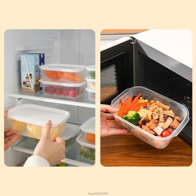 Large Storage Containers Airtight Leak Proof Containers with Lids for Lunch Leftover Storage Bowl Fruit Keep 22