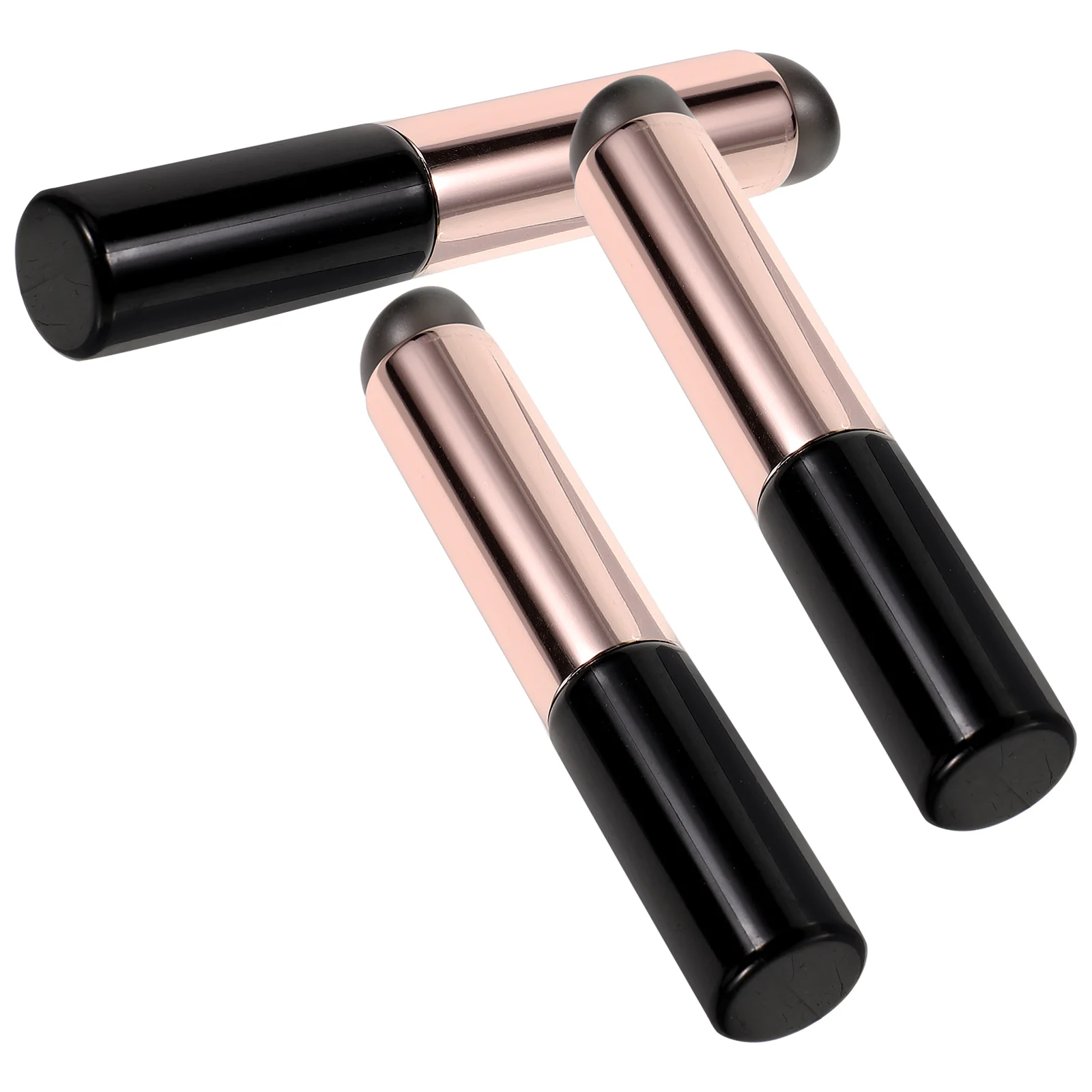 3-teiliges Lippenpinsel-Set aus Silikon, Lippenstift-Applikator, wiederverwendbar, tragbar, Make-up-Werkzeuge für Lipgloss, Balsam, Concealer, Lippenstift-Applikator