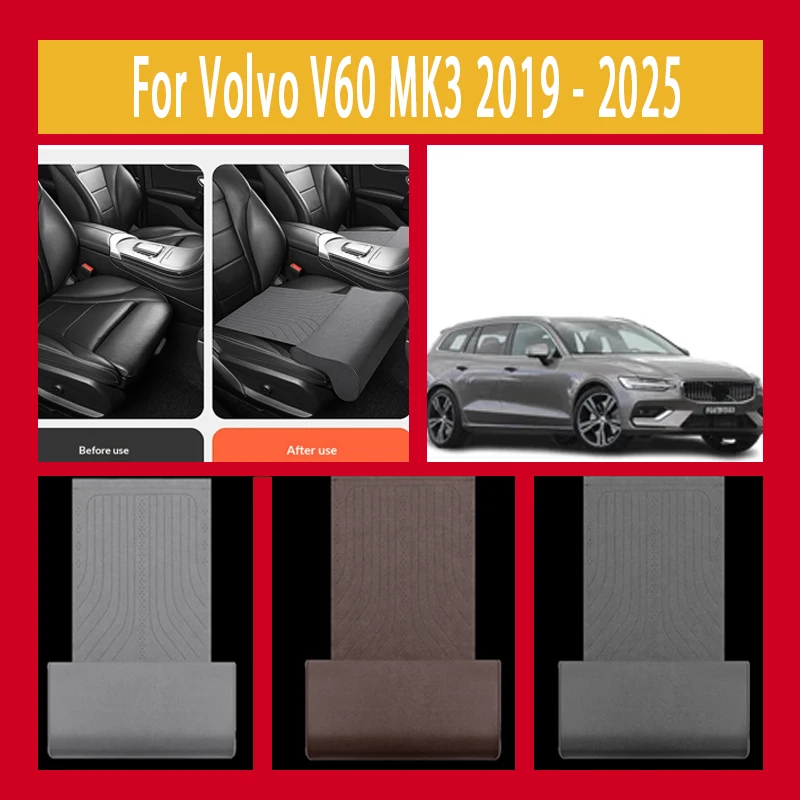 Para volvo v60 ex40 ex30 xc60 xc90 xc40 s60 v60 v90 assento de carro perna suporte extensão esteira suporte almofada assento extensão perna almofada