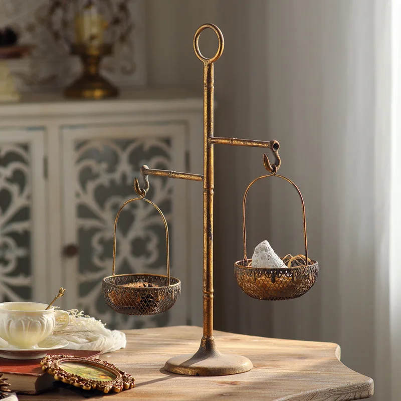 Retro wrought iron decorative ornaments Home restaurant dining  decorative ornaments