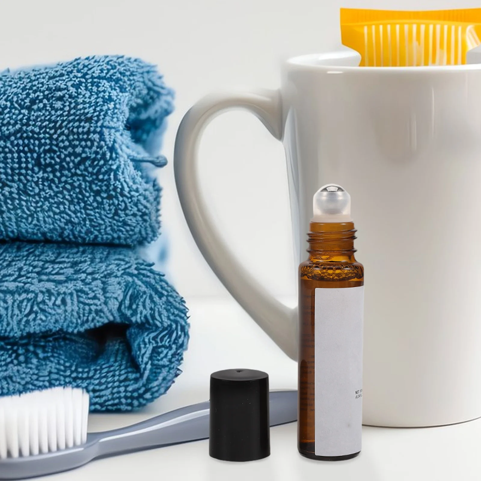 أسطوانة العناية بالأسنان، تصميم مدمج محمول، تركيبة لطيفة لتخفيف الانزعاج على الأسنان، للاستخدام اليومي، أسطوانة زيت التسنين الطبيعية #4