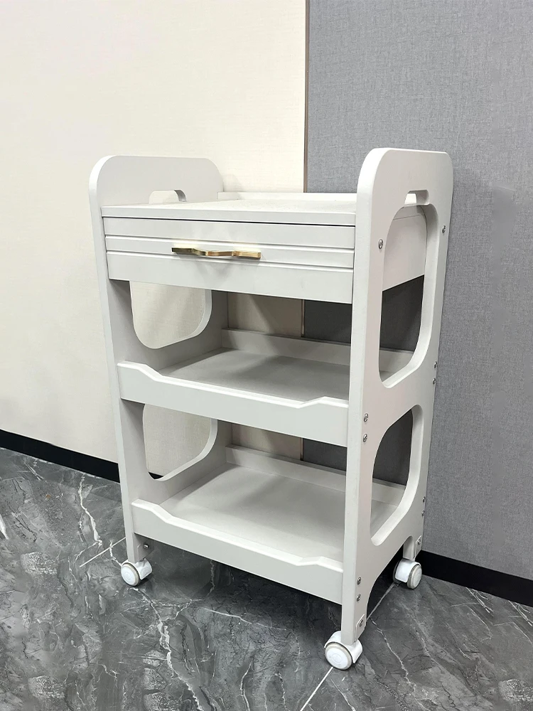 Cart Beauty Salon Trolley Utility Drawers Cosmetic Rolling Medical Storage Carrito Auxiliar Furniture