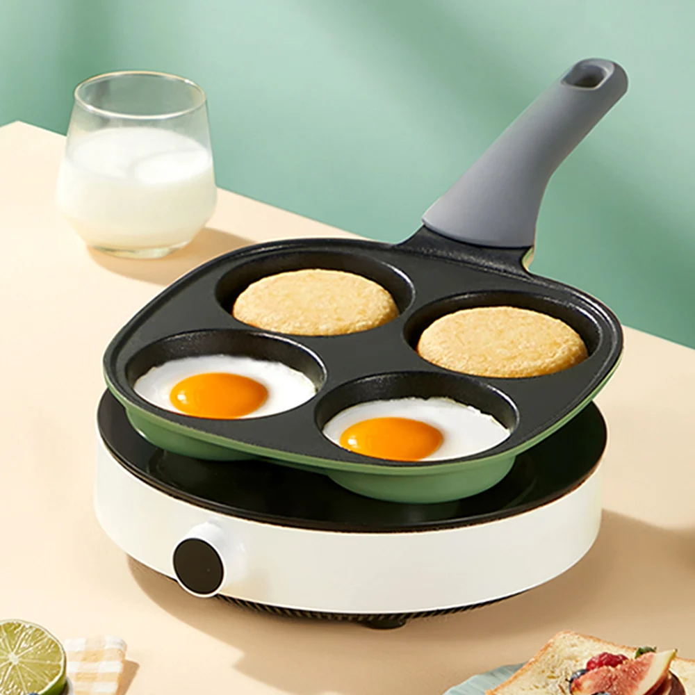 COOKER KING 4 Cups Fried Egg Pan Nonstick Aluminum Omelette Pancake Frying Pan