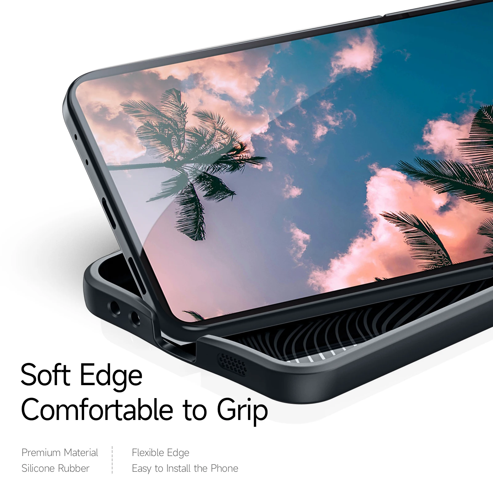 حافظة DUX DUCIS المغناطيسية لهاتف سامسونج Z Flip 7/Z Fold 7، غطاء شفاف مقاوم للصدمات، مضاد للخدش وحماية نحيفة