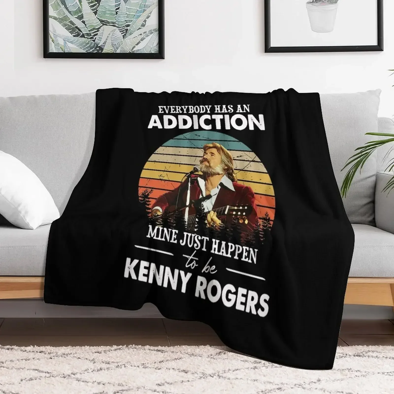 Vintage Addiction Happens To Be Kenny Rogers Throw Blanket Thermal Sofa Quilt For Baby Blankets