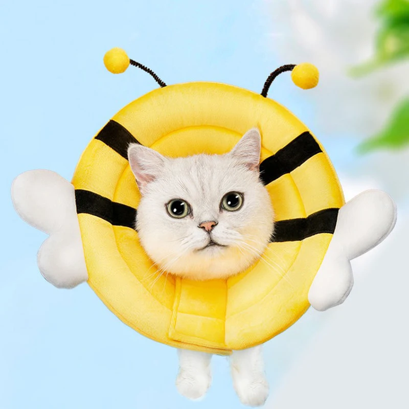 Pet Elizabeth Ring Cat Post-surgery Protection Head Cover Puppy Dog Soft Collar Protection Supplies Wholesale