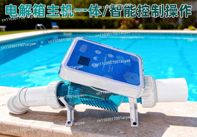 Swimming Pool Salt Chlorinator - Electrolytic Chlorine Generator for Disinfection & Sterilization, Automatic Pool Sanitation