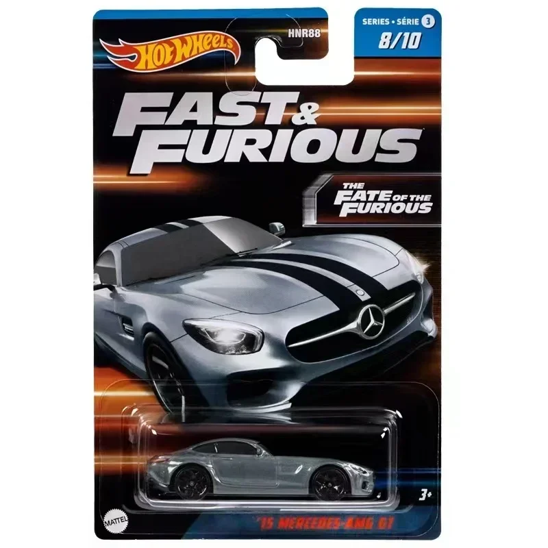 Mattel Hot Wheels Car 1/64 10Pack Fast and Furious Series Set Mazda RX-8 Véhicule Jouets pour Garçons Collection Cadeau