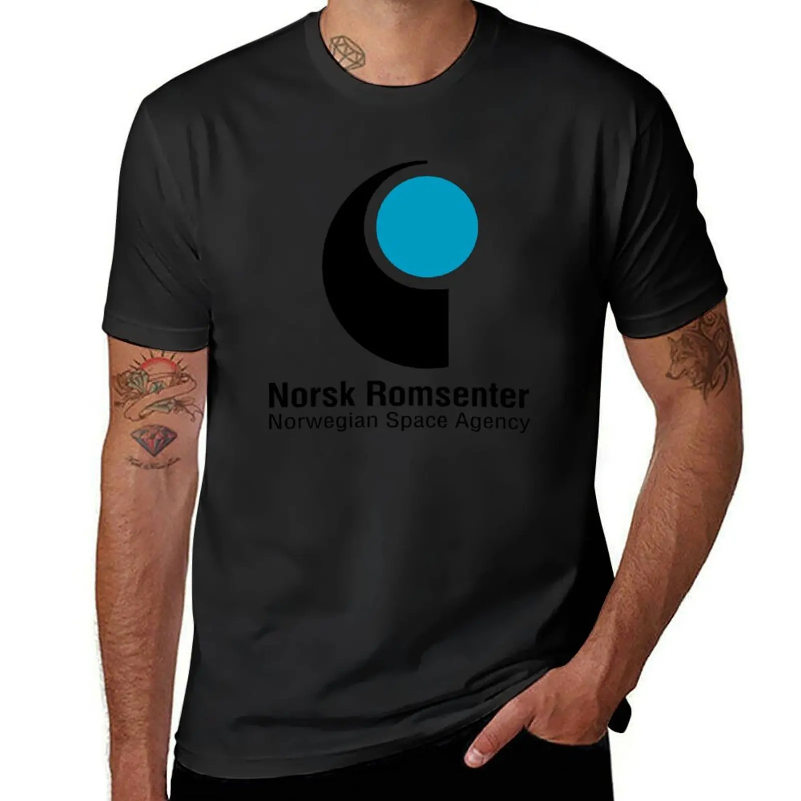 

NORWEGIAN SPACE AGENCY T-Shirt new edition plus sizes mens graphic t-shirts big and tall