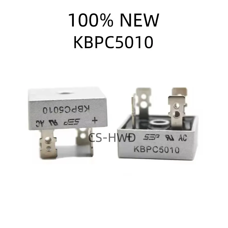 2 PCS KBPC5010 1000 V 50A Diode bridge rectifier neue und original IC