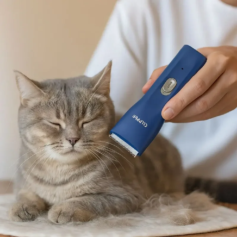 Professional Pet Electric Hair Clippers Silent USB Charging Dog Hair Clipper Waterproof Cat Grooming Clippers Pet Salon