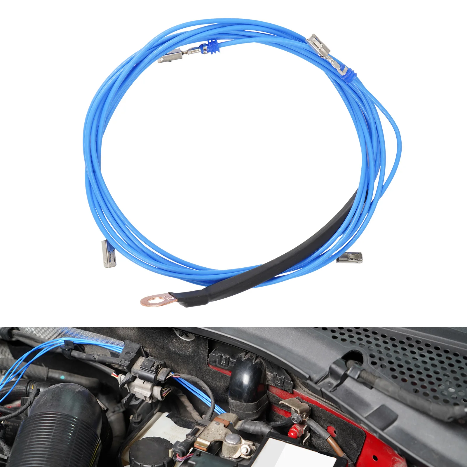 

BEVINSEE Coil Grounding Wire Kit Replaces 8K0 for Audi A3 S3 8Y for VW for Golf 8/7/7.5 GTI/R for Golf MK7 GTI for EA888 Gen3