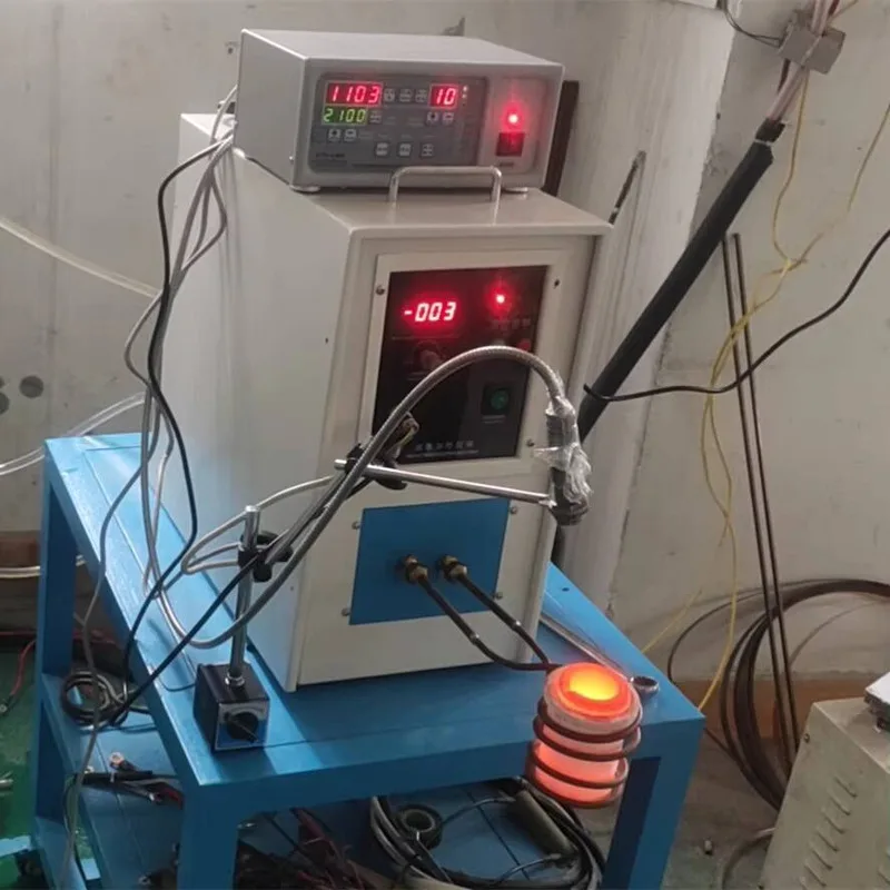 25Kw High Frequency Induction Heating Machine With Infrared Temperature Control And Cooling Chiller