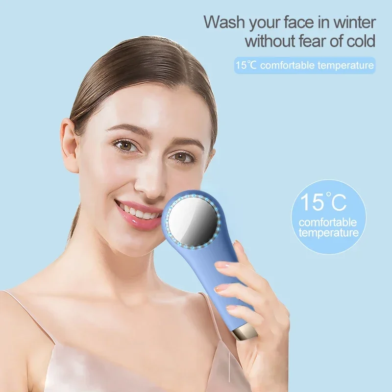 

Electric Facial Cleansing Brush Device Face Scrubber Waterproof Face Scrub Brush Silicone Face Scrubber Cleanser