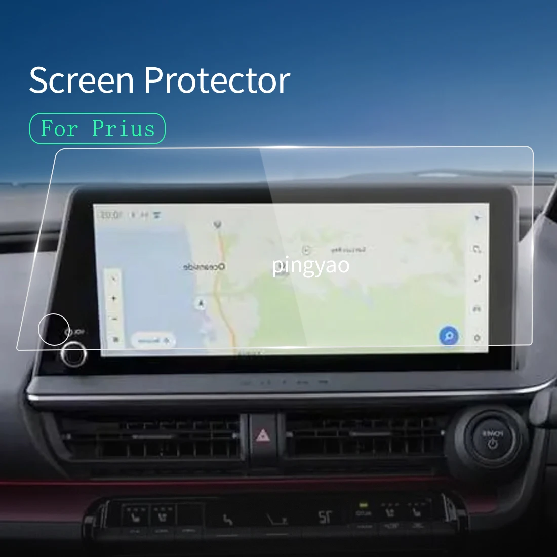 

Car Sticker Screen Protector Navigation Display Tempered Glass Protective Film Car Accessory For Auto For TOYOTA Prius RHD 2024