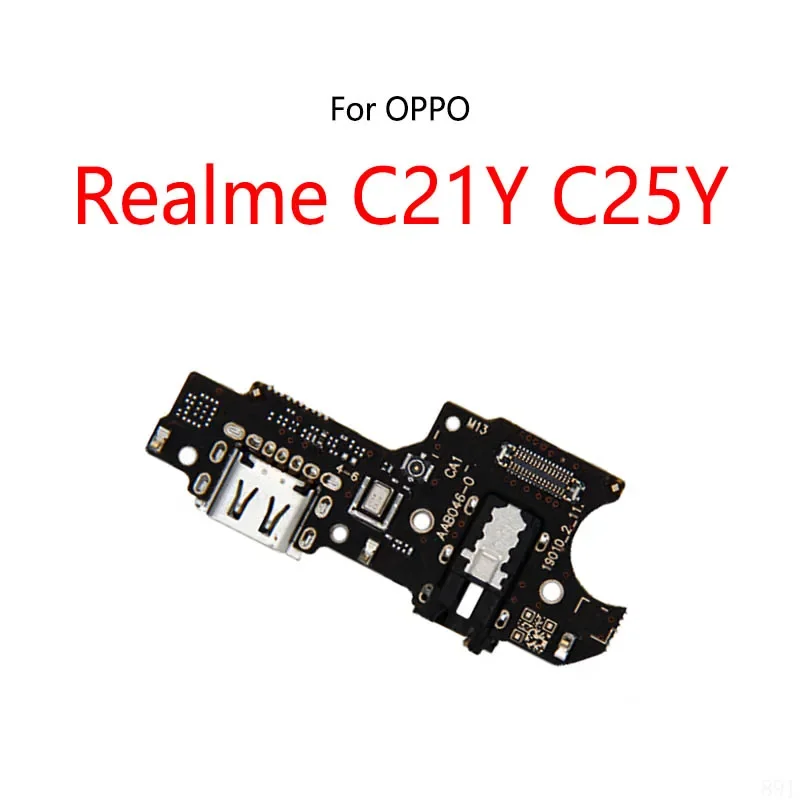 

10 PCS/Lot For OPPO Realme C21Y C25Y USB Charge Dock Port Socket Plug Connector Flex Cable Charging Board Module