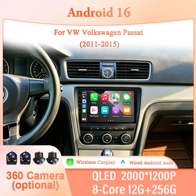 for VW Volkswagen Passat 2011–2015 9