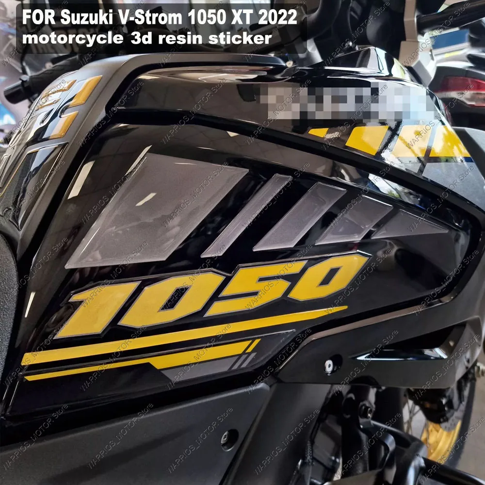 For Suzuki V-Strom 1050 XT 2022 Motorcycle 3D Gel Epoxy Resin  Sticker Fuel Tank Pad Protection