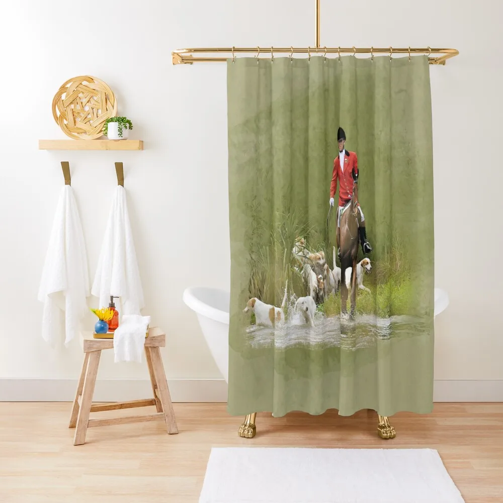 

The Hunt Shower Curtain Set For Bathroom Window Curtain