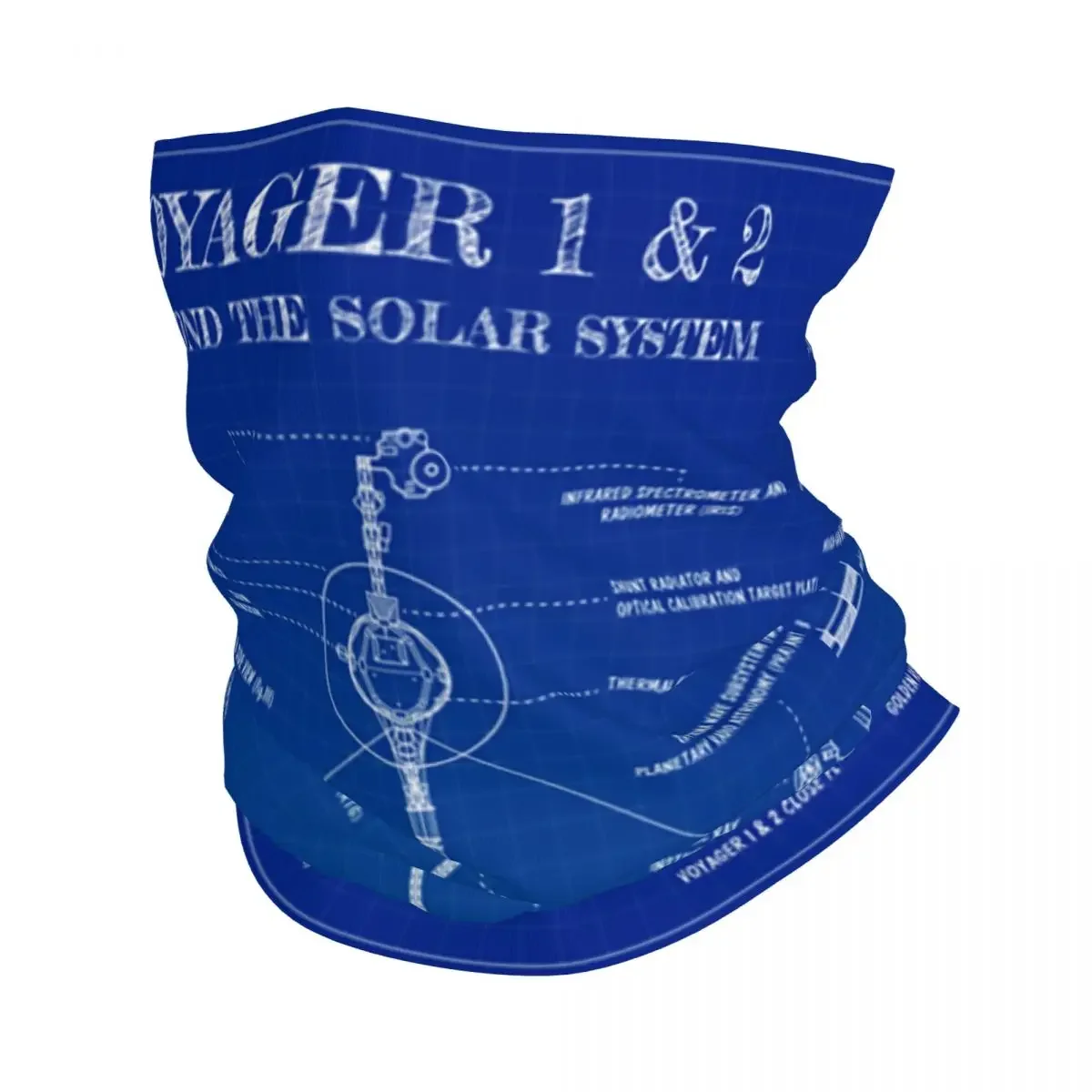 Voyager Deep Space Exploration Probes Bandana Neck Warmer Women Men Winter Ski Tube Scarf Gaiter Face Cover