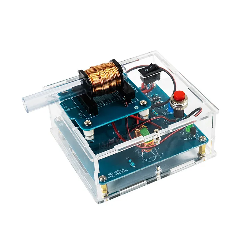 High Voltage Magnetic Gun DIY Kit Coil Boost Module Circuit Board Welding Practice Electronic Science Experiment Parts