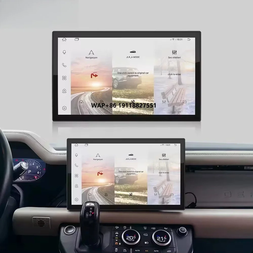 DIBOEV Car Stereo 13.3 Inch Multimedia Audio Car Player Touch Screen Single Din Car Player Automotive Android Auto