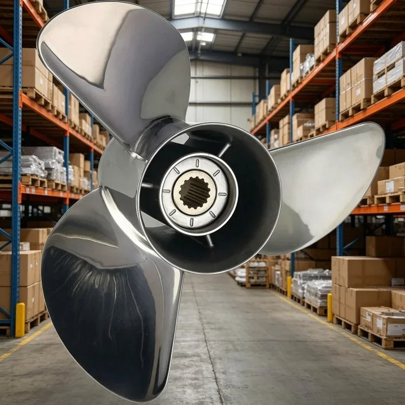 For Yamaha 50-130HP Stainless Steel Propeller Boat Outboard Motor Marine