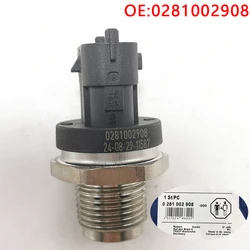 Sensor de presión de riel de combustible para KIA, Sorento I, Hyundai, H-1, satélite, Alfa Romeo, Lancia, Renault Master, 0281002908, 0281002568