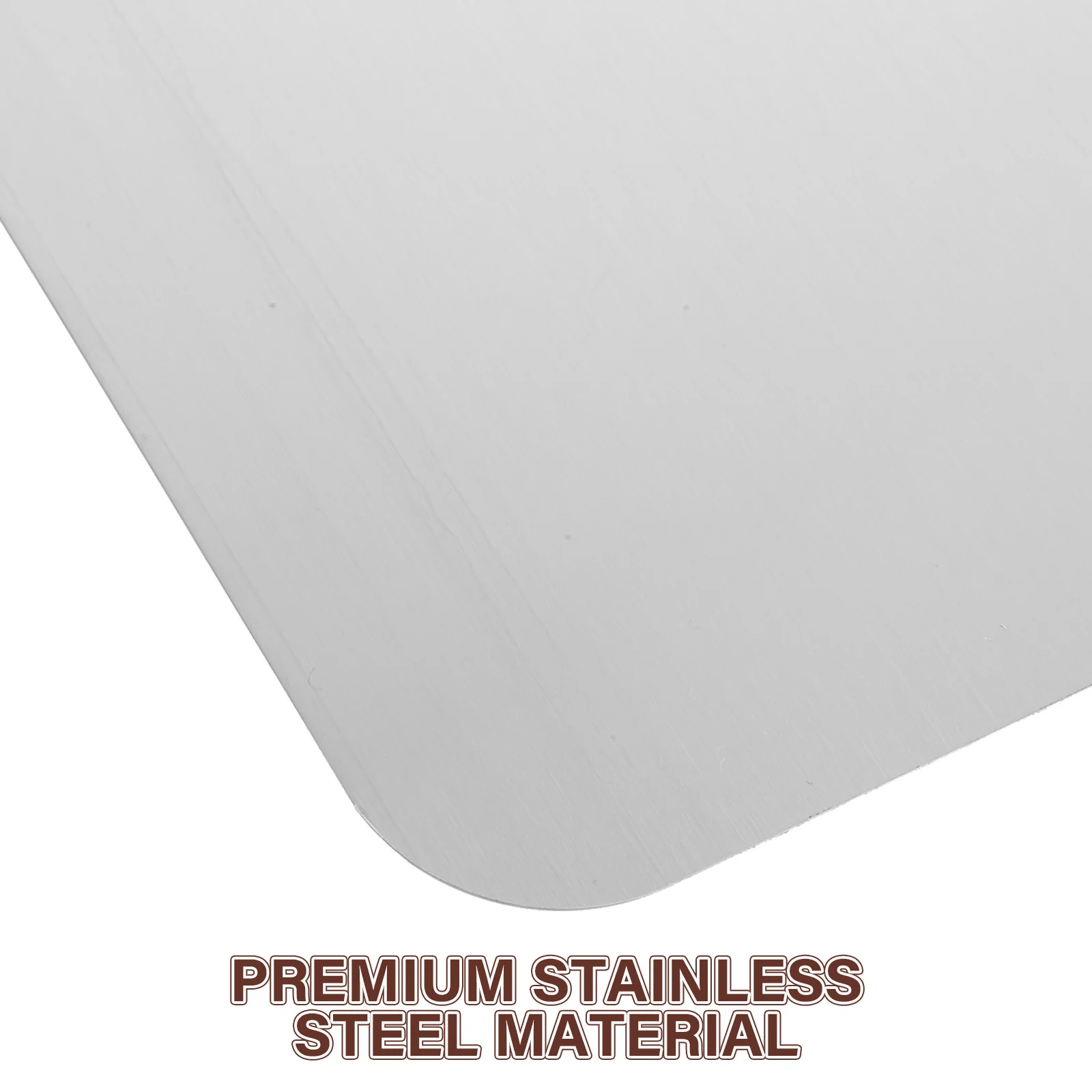 

Stainless Steel Cutting Board 30x20cm Double Sided Kitchen Chopping Mat Rust Resistant Metal Boards for Home Cooking