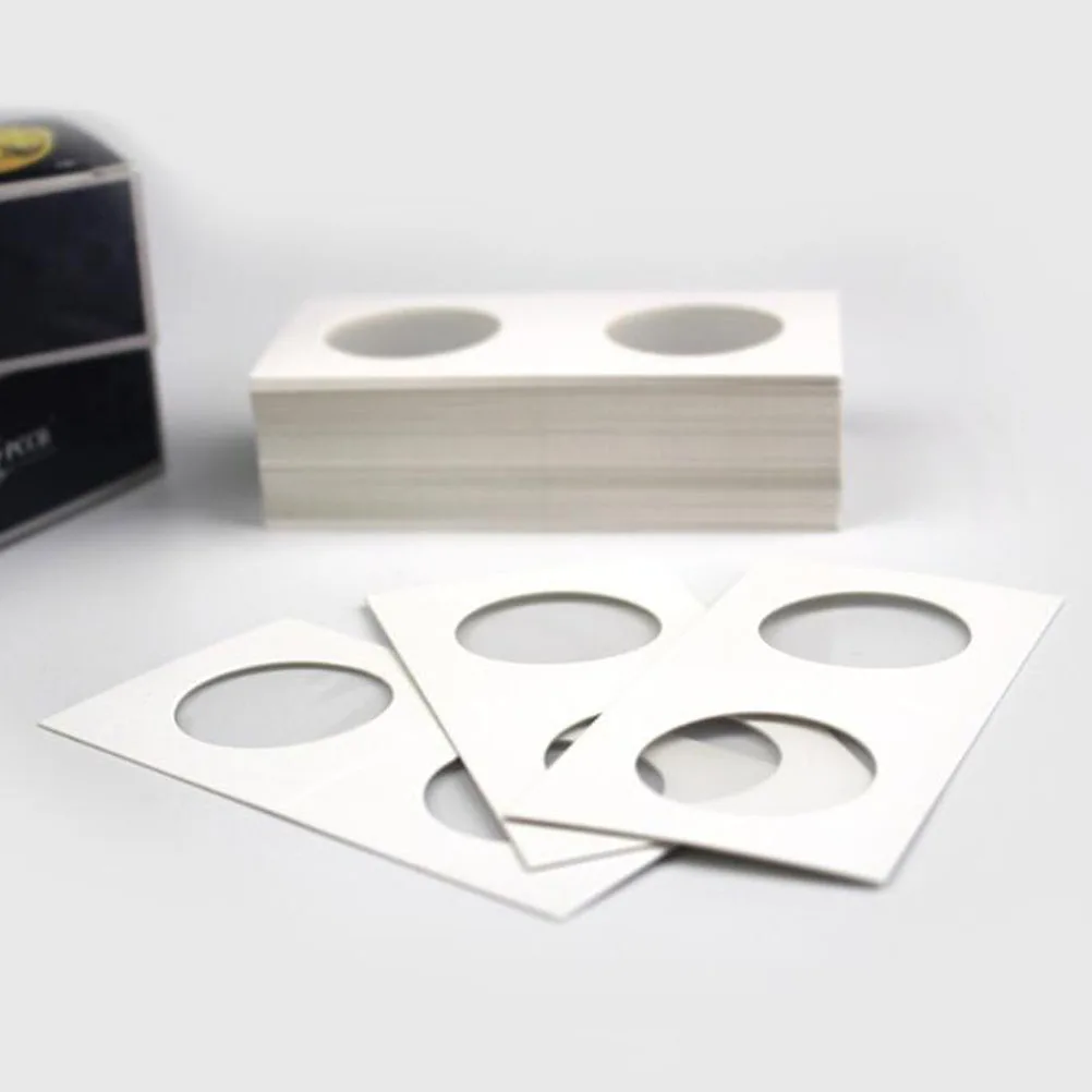 200pcs Holders Paper Clip Storage Case Collecting Holder Collection Supplies Protective Flips