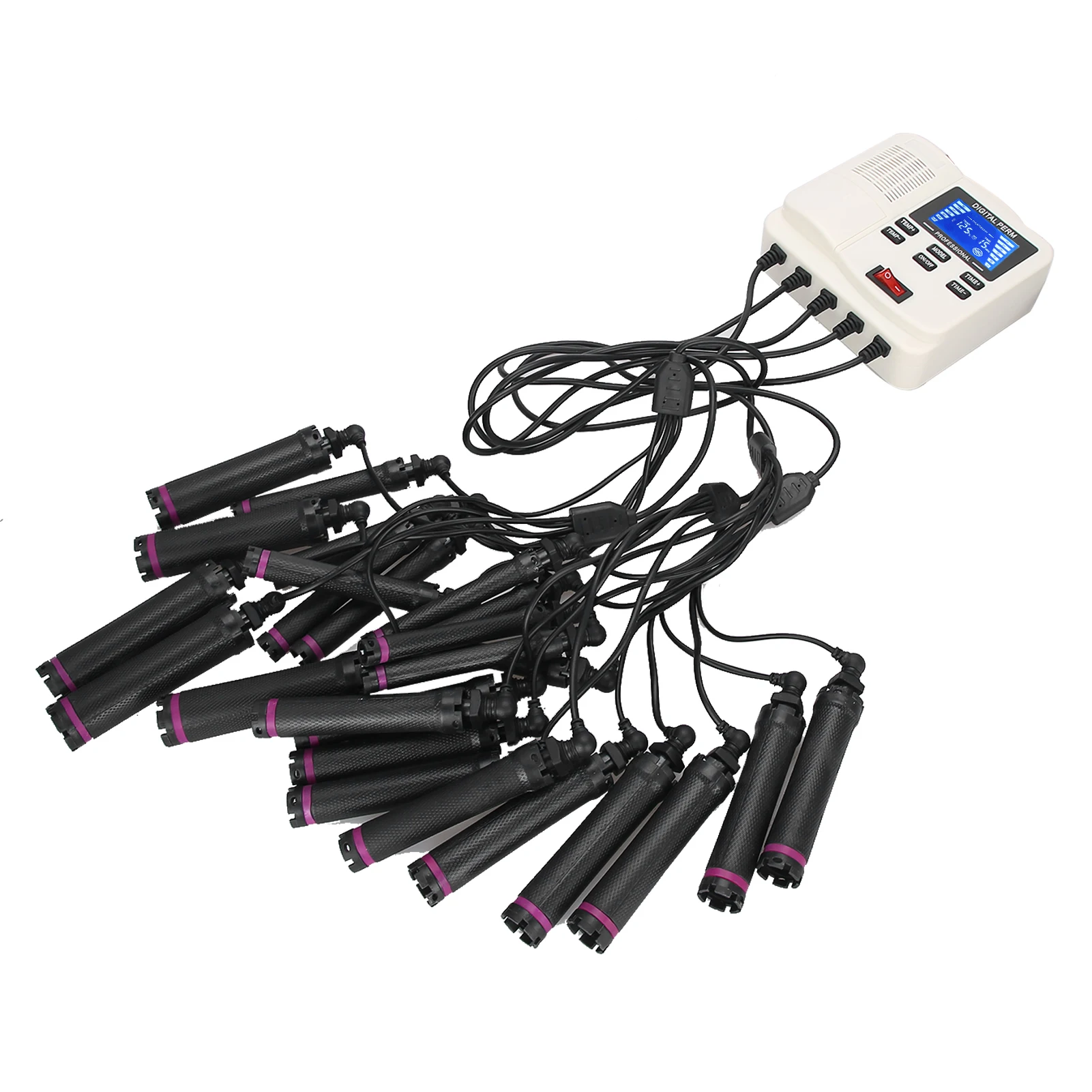 Digital Heating Hair Perm Machine with Hair Roller Adjustable Temperature Hair Styling Tool 40‑50 ℃ Hair Perm Machine