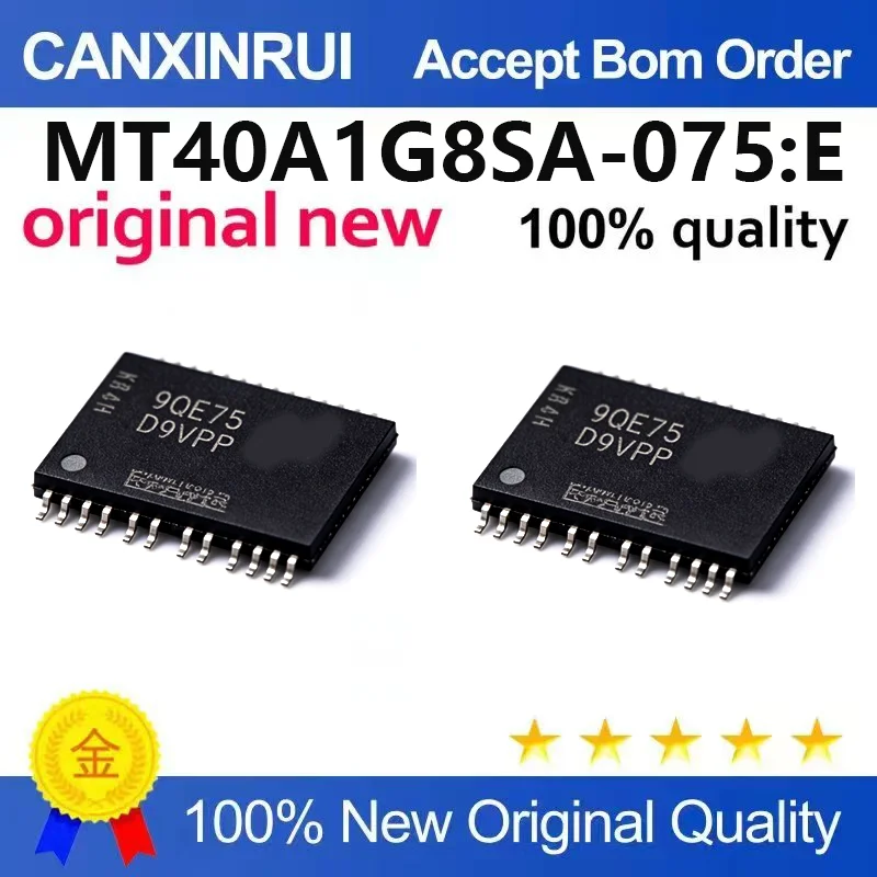 (5pcs-100pcs)New original MT40A1G8SA-075: E silk screen D9VPP BGA-78 memory chip IC