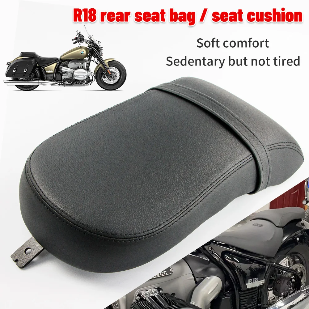 

New Motorcycle Rear Pillion Passenger Seat Cushion R1800 Fit For BMW R18 2020-2023 2021 2022 Comfort Soft seat cushion