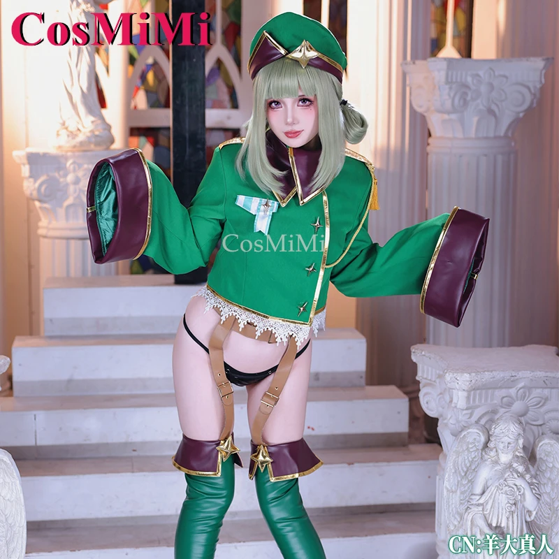 CosMiMi Araga Kiwi Cosplay Anime Gushing Over Magical Girls Costume Lovely Sweet Green Uniform Carnival Party Role Play Clothing