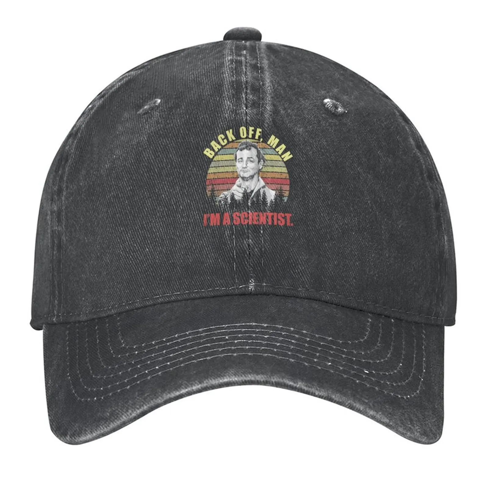 

Bill Back Off Man I'm A Scientist Murray Funny Ghostbuster Gift Women Girls Love Baseball Cap Visor Sun Hats For Women Men's