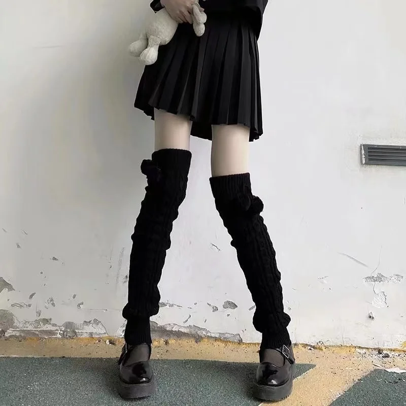 

1 pair of Lolita cute extended socks 70CM long tube socks extended ball socks JK girl Lolita style socks