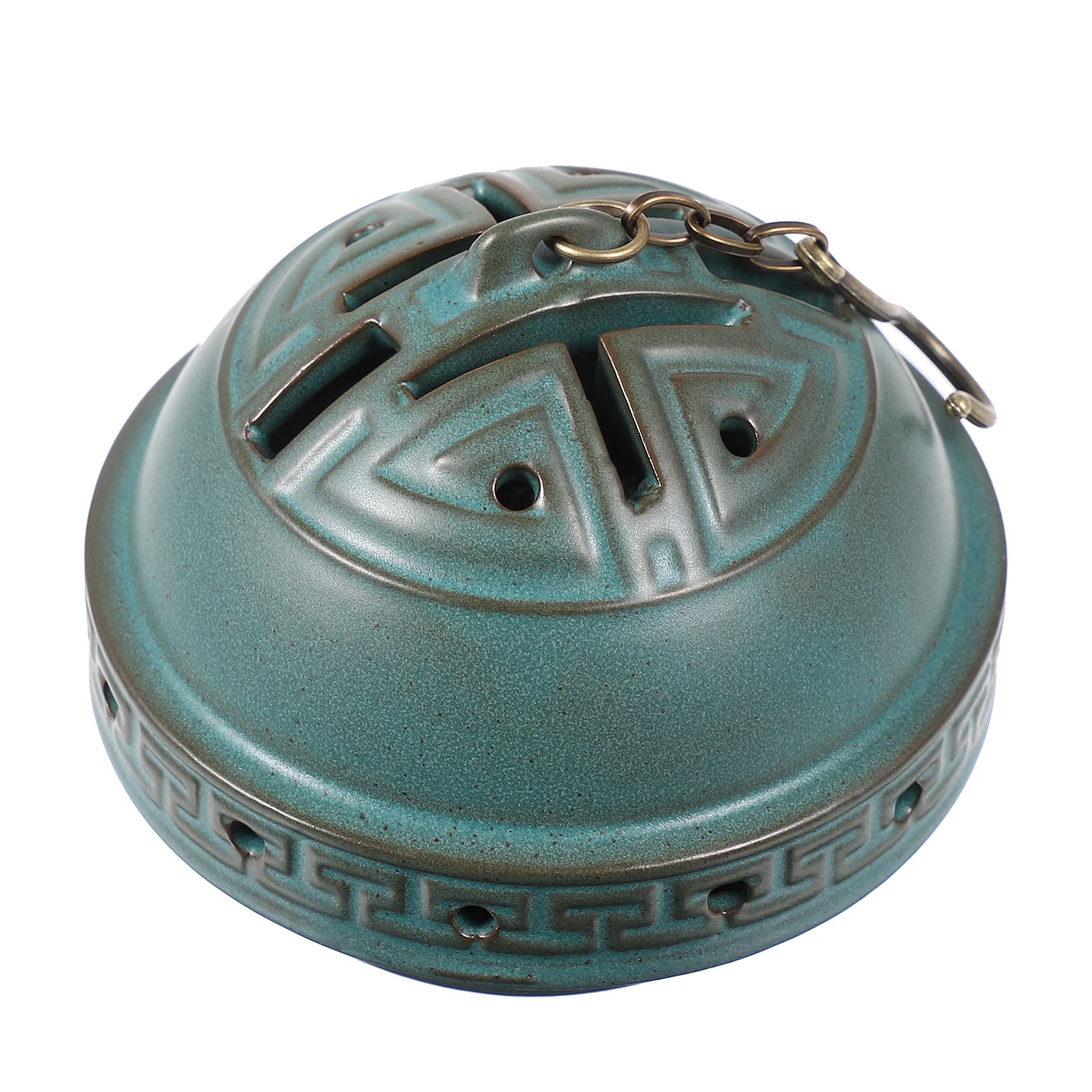 

1Pcs Green Backflow Incense Burner Hanging Ceramic Censer Creative Home Decoration Incense Holder for Bedroom Study Yoga
