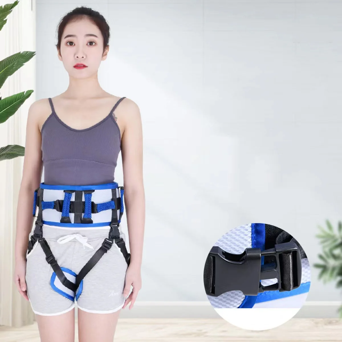 

Patient Transfer Belt Moving Waist Strap Paralyzed Disabled Elderly Body Lifting Aids Hemiplegia Walking Rehabilitation