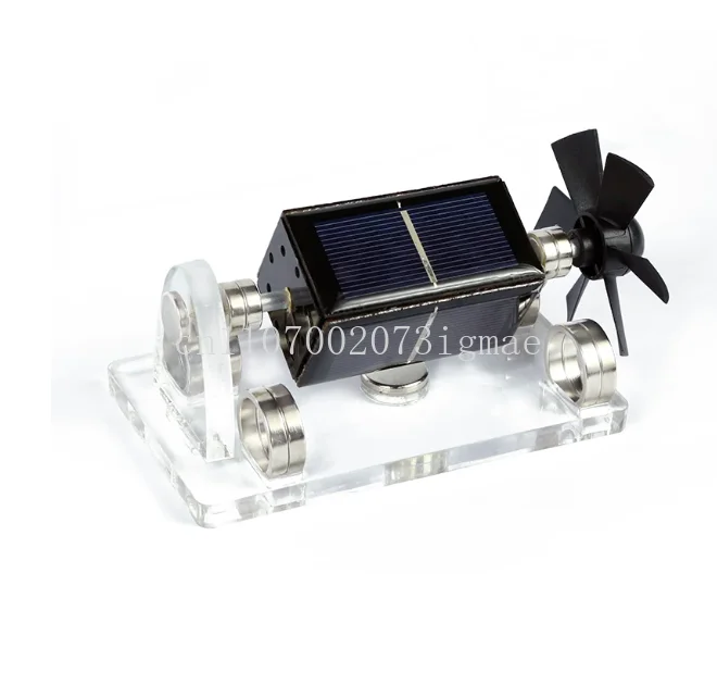 Maglev solar motor, creative maglev ornament, fan blade scientific gift