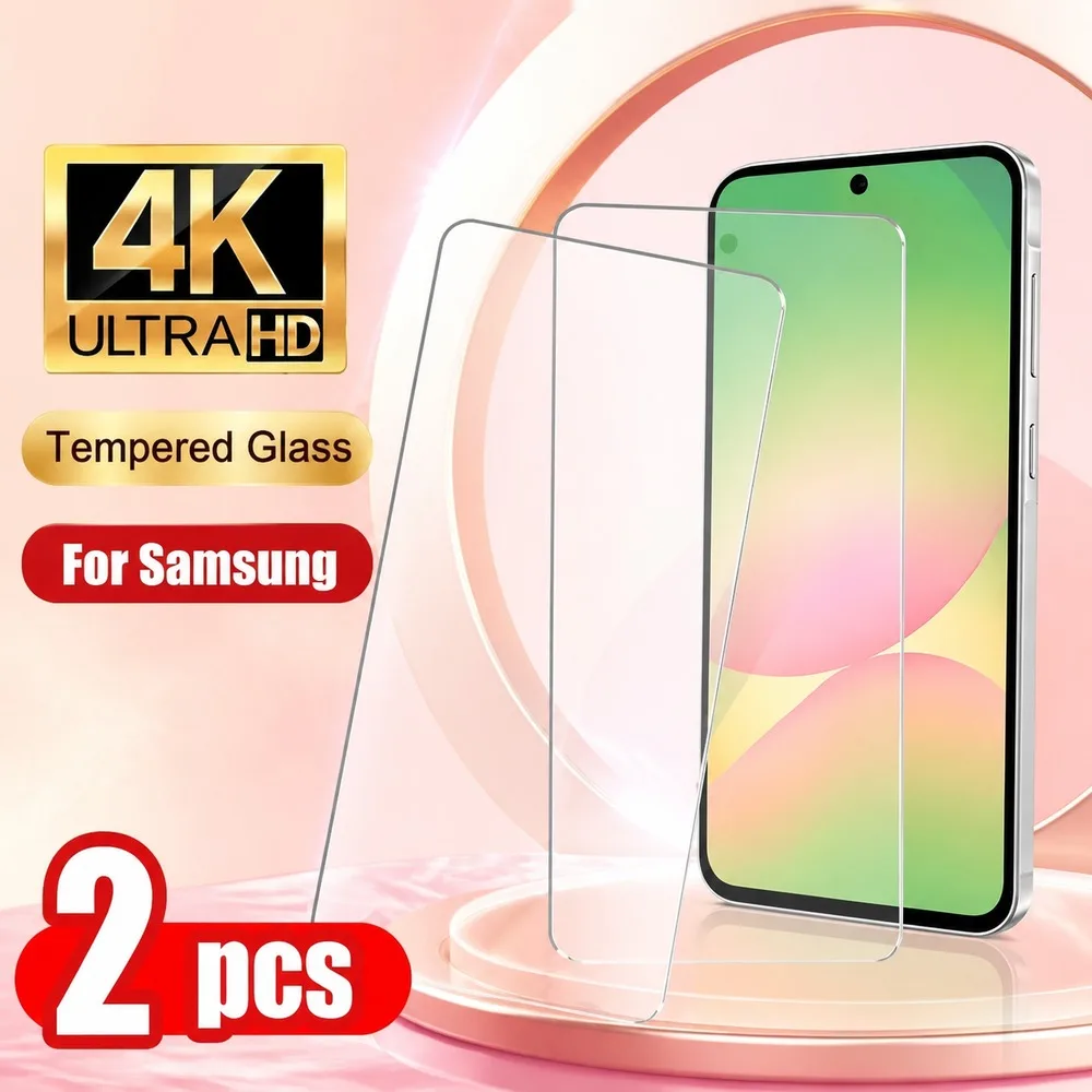 2 Stück Panzerglas für Samsung Galaxy S26 Ultra S26+ S26 S26 FE Displayschutzfolie für Samsung Galaxy S25 Ultra S25+ S25 S25 Edge