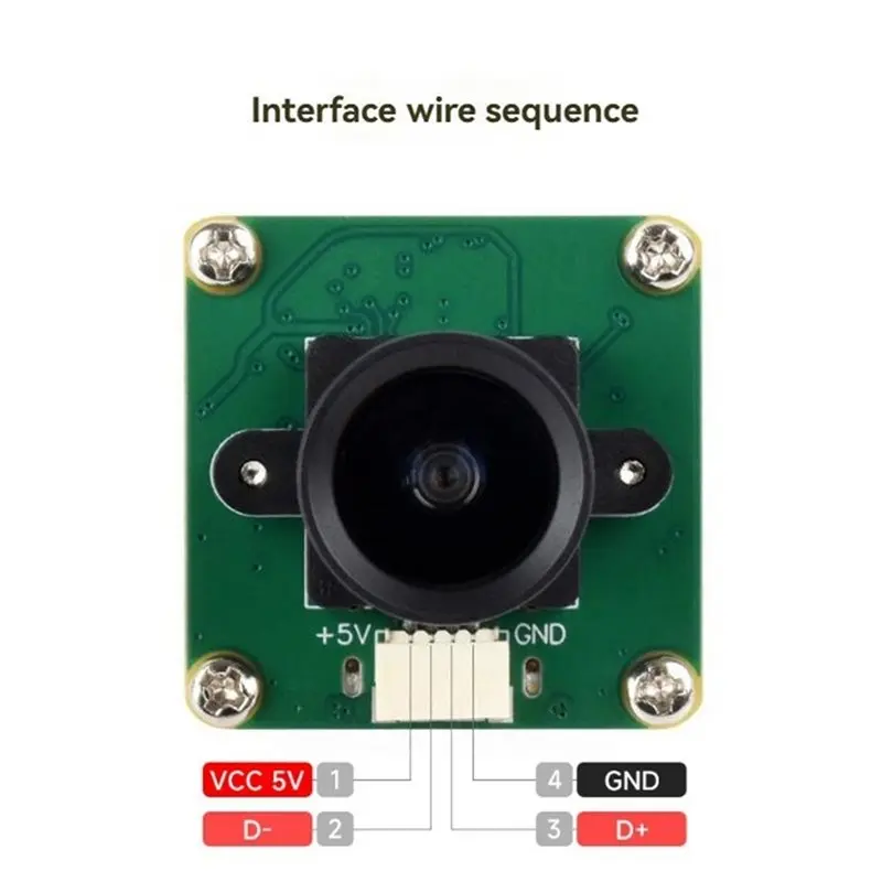 OV4689 4MP USB Camera Module 2688X 1520 Resolution 60FP Distortion-Free Lens Type-C Driver-Free