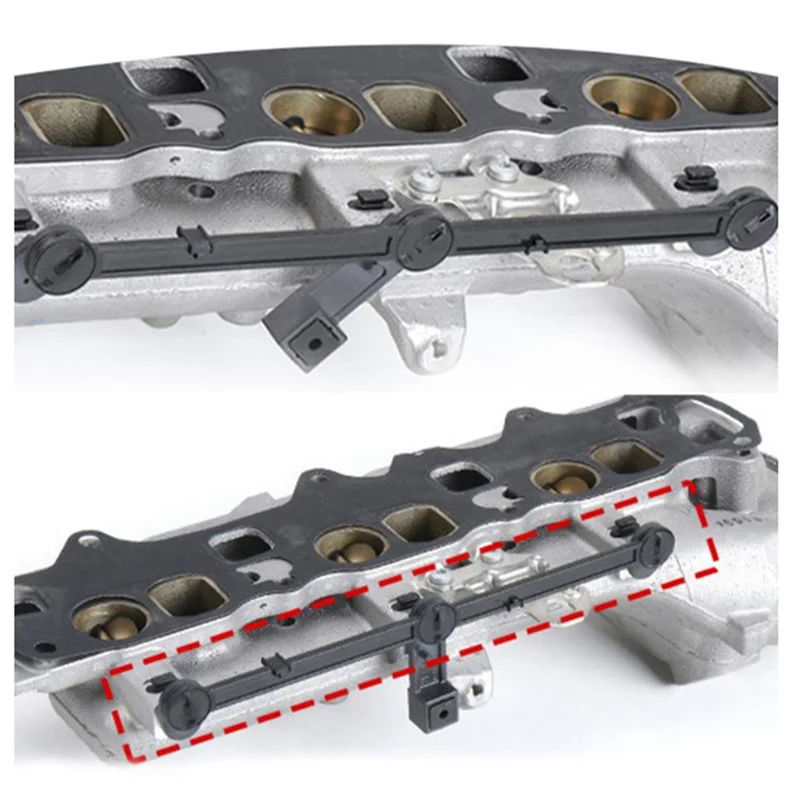 

HOT-Car Intake Manifold Runner Connecting Rods Intake Manifold Repair Kit Black ABS+PC For Mercedes Benz M642 W164 W166,Car Inta