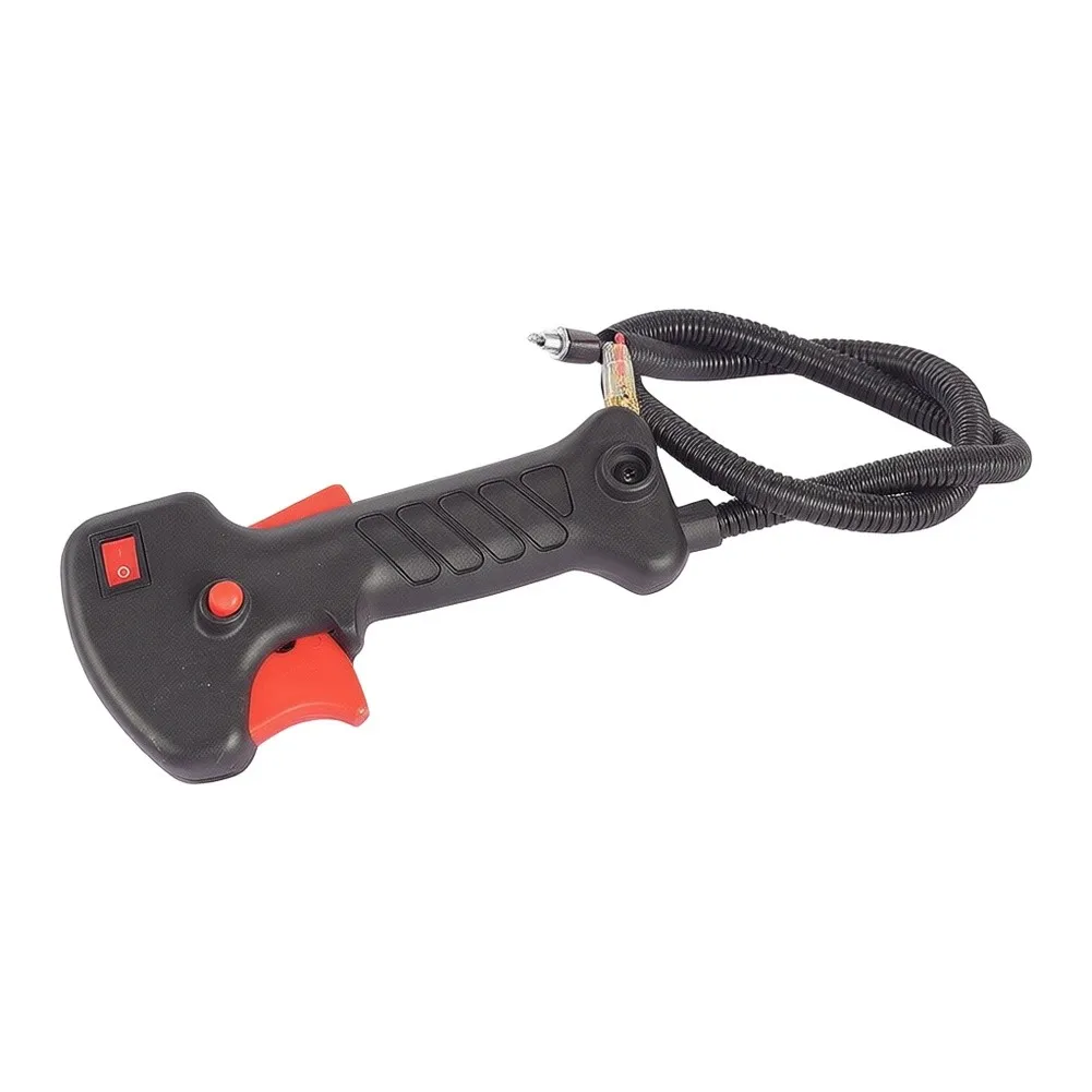 For Garden Maintenance Black Two-stroke Throttle Easy Installation Gardening Parts Robust Plastic Construction