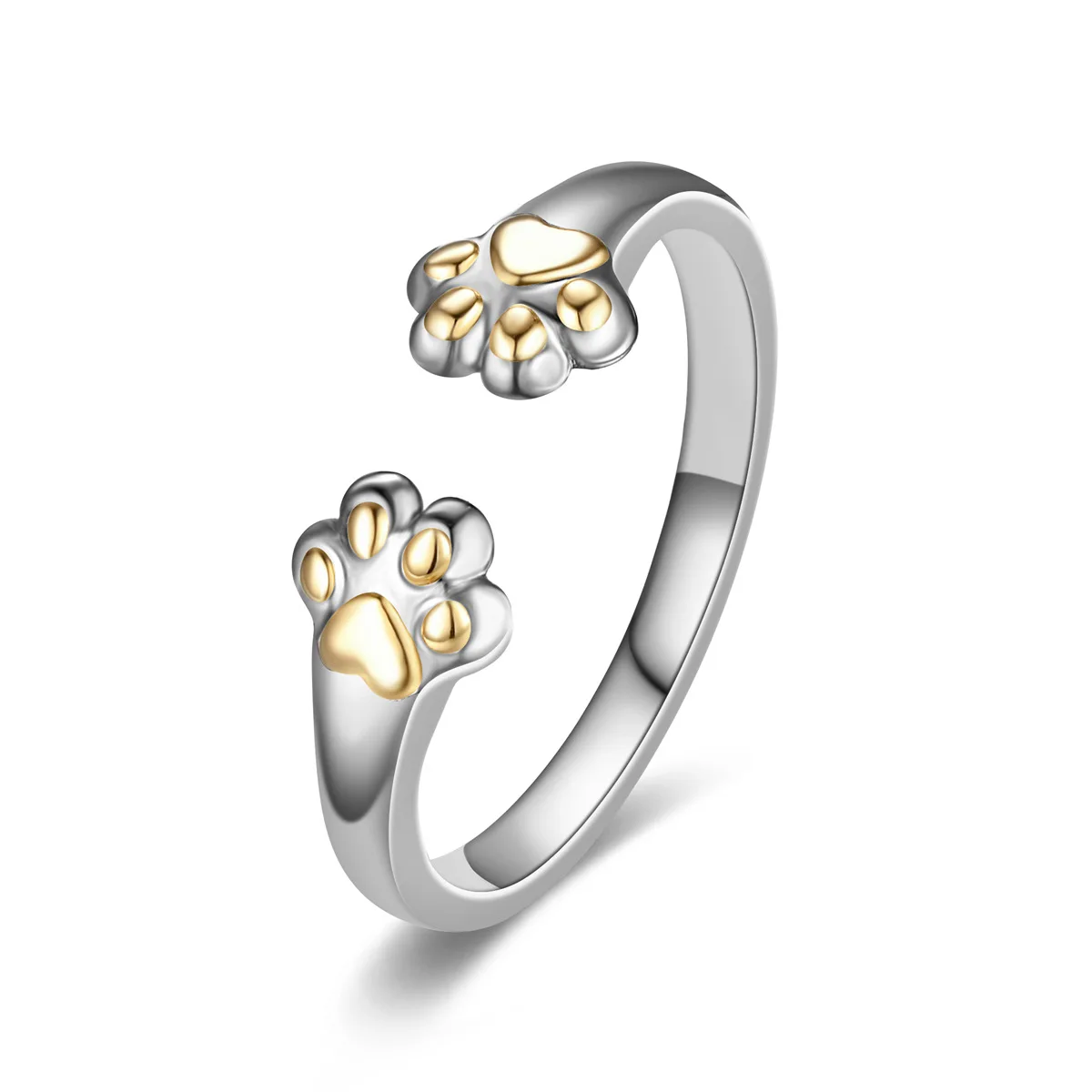 Adjustable Cat Paw Open Ring — product detail 8