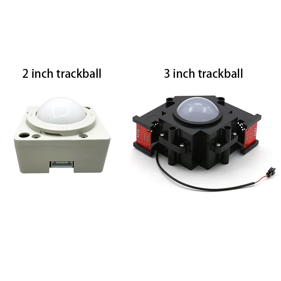 

2/3 inch illuminated Trackball for 60 in 1/412 in 1/619 in 1/750 in 1 Trackball MAME Arcade Game Cabinet cocktail arcade machine