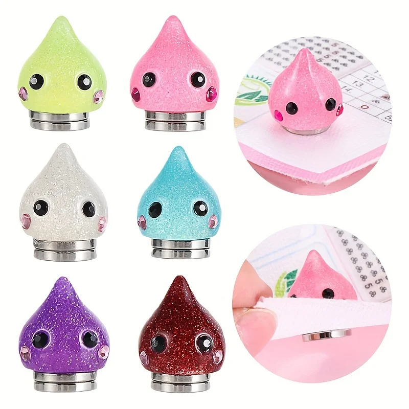 6pcs /12pcs Diamond Art Painting Fixers, Diamond Painting Locator, Magnet Cover Holder, DIY Diamond Painting Tools Accessories