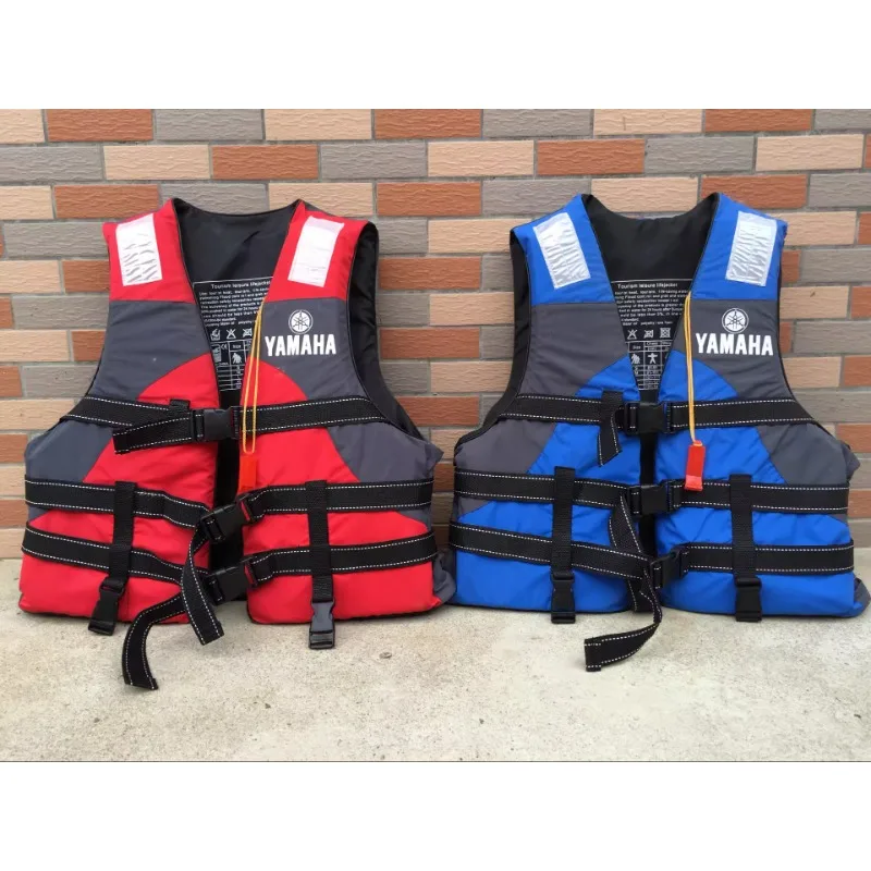 

Lifejackets for water rescue boats, adult size fits all, equipped with crotch and whistle, outdoor drifting on Yamaha beaches an