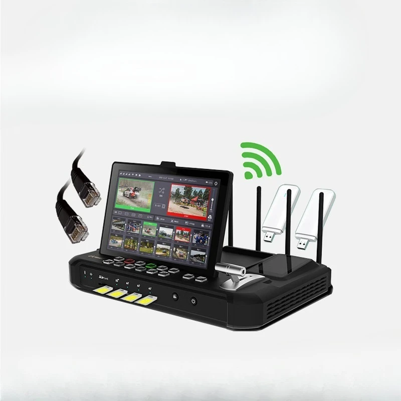 12-Channel guide station 5G multi-network aggregation streaming live encoder