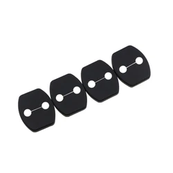 4pcs/set For Hyundai Tucson Sonata Creta Ix25 Kona Solaris  2016 - 2019 ABS Car Door Lock Cover Protective Sticker Accessories